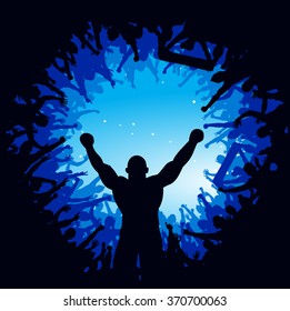 Banner for sporting events and concerts