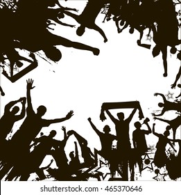 Banner for sporting events and concerts