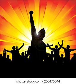 Banner for sports championship and concert