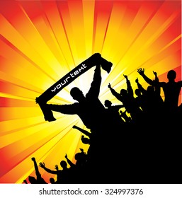 Banner for sports championship and concert