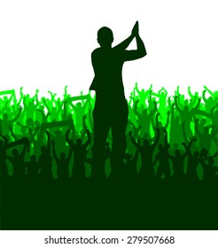Banner for sports championships and concerts