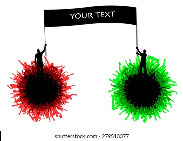 Banner for sports championships and concerts