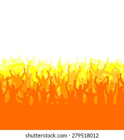 Banner for sports championships and concerts