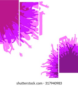 Banner for sports championships and concerts