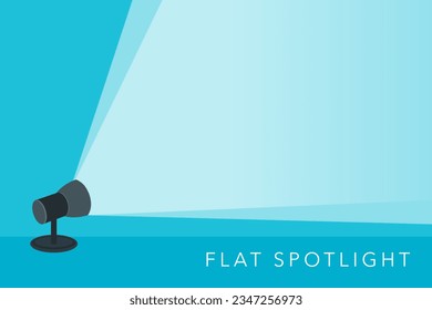 Banner spotlight background. Vector illustration