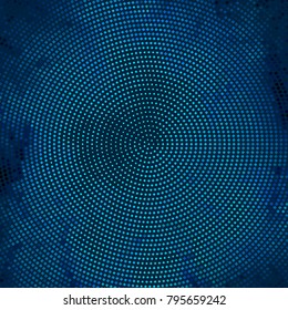 banner squares blue and black. poster aqua squares. azure background pattern for design. grunge texture. halftone effect. abstract eps10 vector illustration.