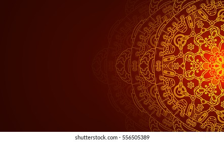 Banner with steampunk design elements. Steam mechanic elements. Steampunk ornament background. Vector illustration.