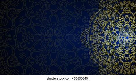 Banner with steampunk design elements. Steam mechanic elements. Steampunk ornament background. Vector illustration.