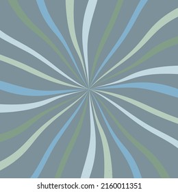 Banner in the style of 1970s good vibes. The waves and lines are multicolored. Vector psychedelic fun element for design. Use for printing, wallpaper, packaging, background.