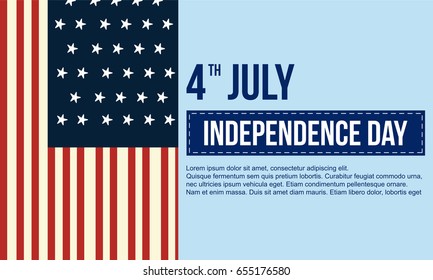 Banner style for independence day collection
