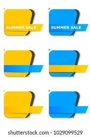 Banner summer sale special offer , promotion discount clearance event festival card minimal style, illustration vector 