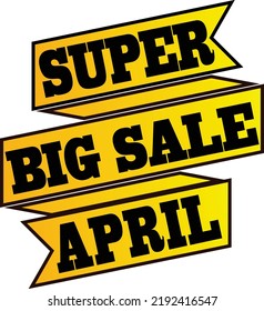 Banner Super Big Sale for all product.