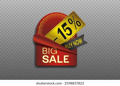 Banner Super Offer Big Sale 15% DISCOUNT