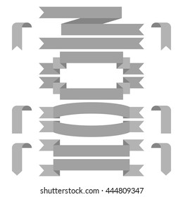 Banner tape. Vector illustration