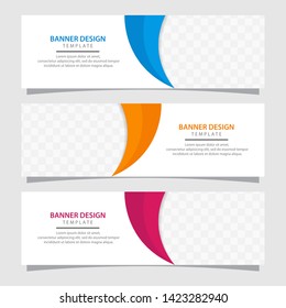 Banner template. Abstract background for design, web, business, advertisement, education. Modern template design.