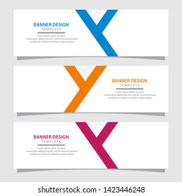 Banner template. Abstract background for design, web, business, advertisement, education. Modern template design.