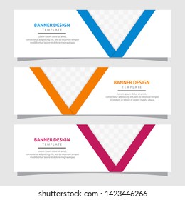 Banner template. Abstract background for design, web, business, advertisement, education. Modern template design.