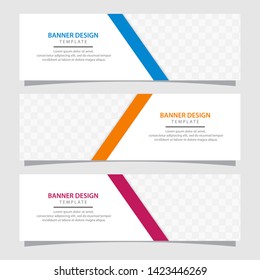 Banner template. Abstract background for design, web, business, advertisement, education. Modern template design.