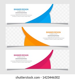 Banner template. Abstract background for design, web, business, advertisement, education. Modern template design.