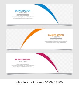 Banner template. Abstract background for design, web, business, advertisement, education. Modern template design.