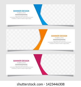 Banner template. Abstract background for design, web, business, advertisement, education. Modern template design.