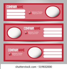 Banner template. Abstract background for design,  business, education, advertisement. Vector  illustration.