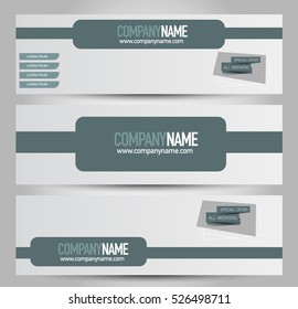 Banner template. Abstract background for design,  business, education, advertisement. Green color. Vector  illustration.