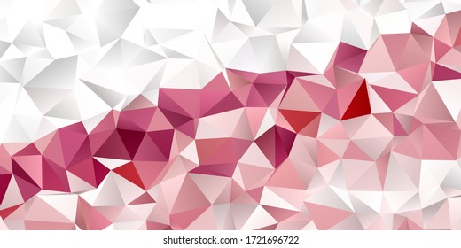 Plantilla de banner con un diseño geométrico abstracto de bajo nivel