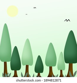 banner template or background with summer themes for social media, invitation card, etc.