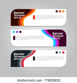 Banner template for business presentation