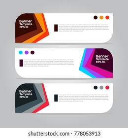 Banner template for business presentation
