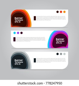 Banner template for business presentation
