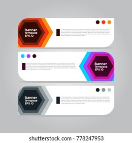 Banner template for business presentation