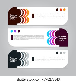 Banner template for business presentation