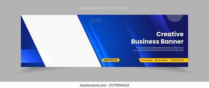 banner template design business company and corporate for website social media and more