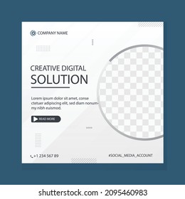 banner template design creative digital solution