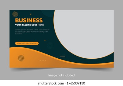 Bannervorlagendesign mit geometrischen Formen