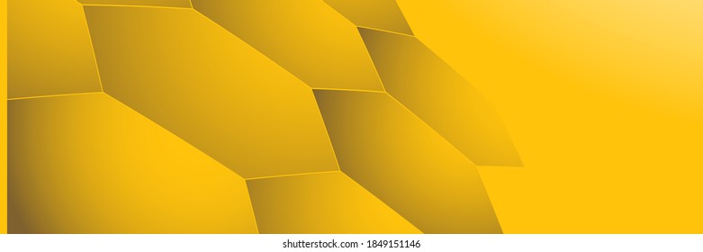 banner template design with header interface gradient style