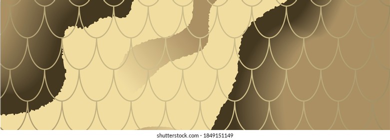 banner template design with header interface gradient style