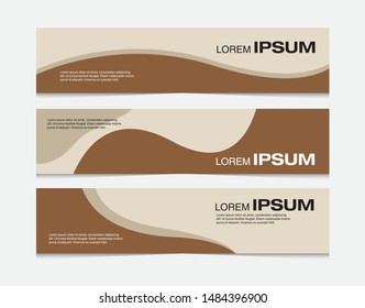 Banner template design. Use for web, presentation, cover, print