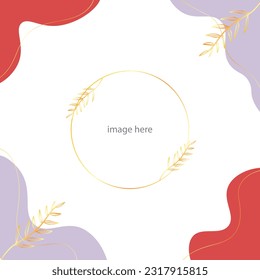 banner template design for web ads and social media post