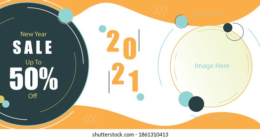 Banner template design for web and social media free EPS 10