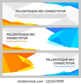Banner template design for your website