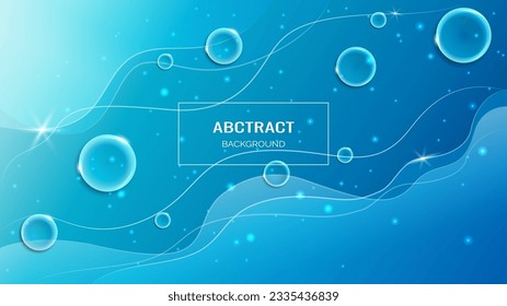 Banner template. Dynamic wavy lines. Abstract elements with flowing liquid forms. Design for poster, web, cover, poster, flyer, website, flyer. Vector illustration.