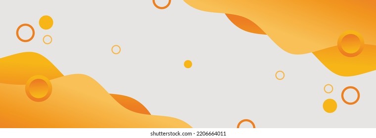 
Plantilla de cartel con color naranja degradado. Diseño con forma líquida