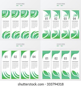 banner and template  green color  design