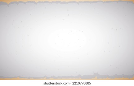 Banner template like an old and ancient paper or scroll with ripped borders.
