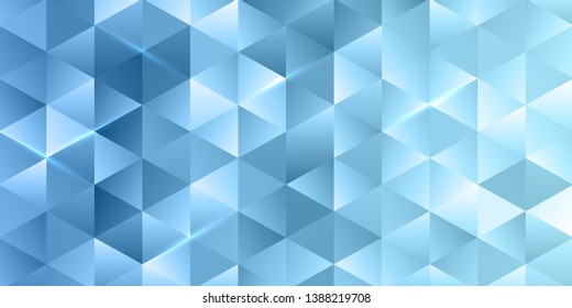 Bannervorlage mit Low-Poly-Design