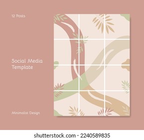 Banner template with minimalist design, Applicable for promotions and digital ad