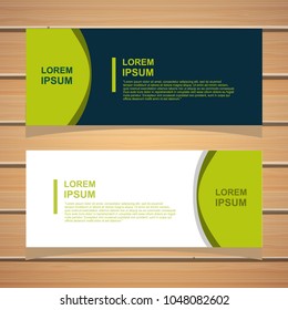 banner template. modern design background. vector.
